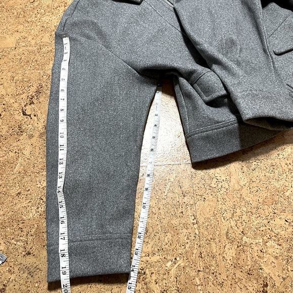 Banana Republic Wm’s Melton Volume-Sleeve Light Gray Jacket Sz M Petite - Picture 14 of 14